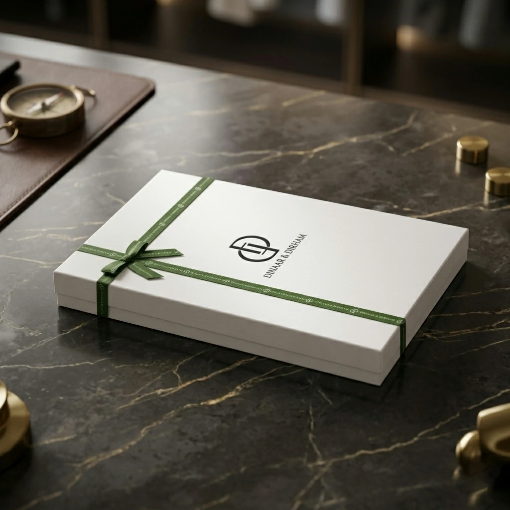 Gift Box With Ribbon